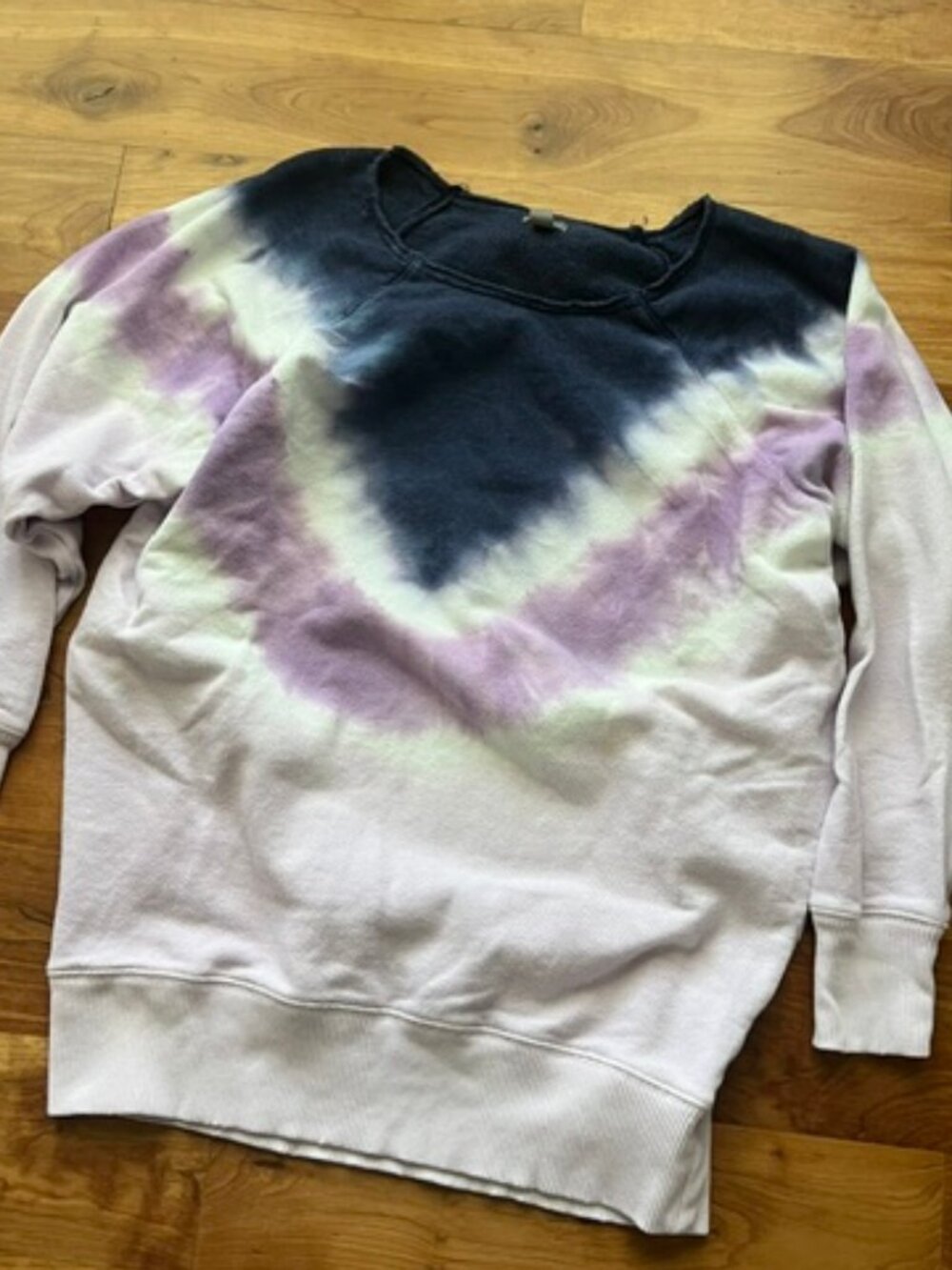 aerie oversized tie-dye sweatshirt